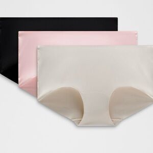 lululemon athletica InvisiWear Trio Boxer Briefs - Black, tan and pink